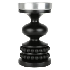 Aarikka Keisarinna kynttilänjalka musta