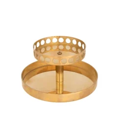 Aarikka Kultatuikku kynttilänjalka messinki