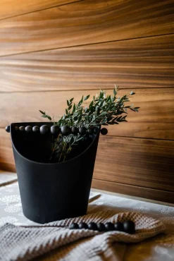 Aarikka Nuppu saunakiulu musta