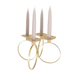 Aarikka Pöytälukki kynttilänjalka messinki