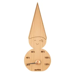 Aarikka Tonttu saunamittari lämpökäsitelty puu