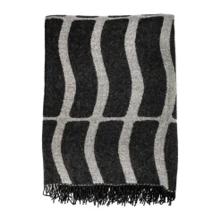 Aarikka torkkupeitto Maius 140x170 cm musta