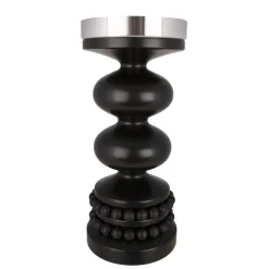 Aarikka Tsaaritar kynttilänjalka musta