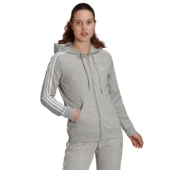 Adidas collegetakki 3S ft fz hoody w GL0802