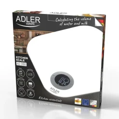 Adler keittiövaaka valkoinen