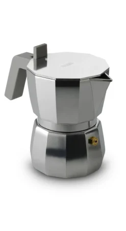 Alessi MOKA Espresso pannu 3:lle kupille alumiini