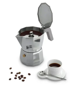 Alessi MOKA Espresso pannu 3:lle kupille alumiini
