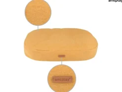 Amiplay Montana koiranpatja 61x52x9 cm keltainen M