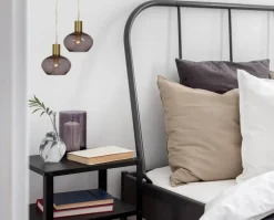 Aneta Lighting Bell Ikkunavalaisin mattamessinki/savulasi