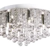 Aneta Lighting kattoplafondi Madelene 50 cm 5-os kromi