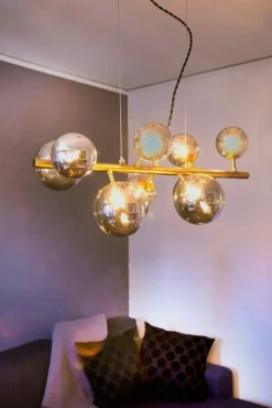 Aneta Lighting kattovalaisin Molekyl 9-os antiikki/savunharmaa