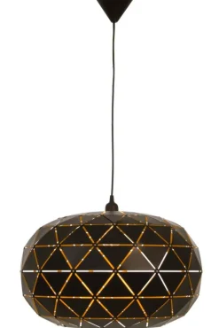 Aneta Lighting kattovalaisin Lattice 50 cm musta