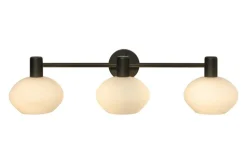 Aneta Lighting kylpyhuoneen seinävalaisin Elba 3-osainen mus