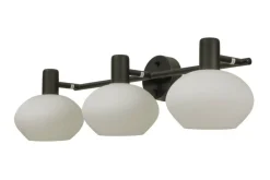 Aneta Lighting kylpyhuoneen seinävalaisin Elba 3-osainen mus