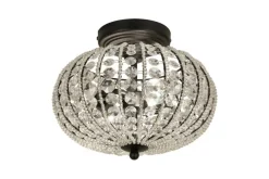 Aneta Lighting plafondi Edda musta