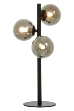 Aneta Lighting pöytävalaisin Molekyl 3-os. musta