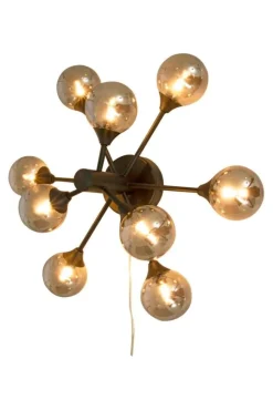 Aneta Lighting seinä/kattovalaisin Cosmos musta