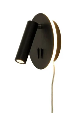 Aneta Lighting seinävalaisin Ace LED musta