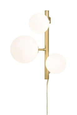 Aneta Lighting seinävalaisin Molekyl mattamessinki