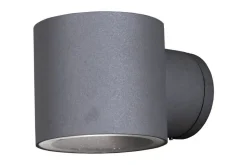 Aneta Lighting ulkoseinävalaisin Ekerum harmaa pyöreä