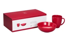 Arabia 24h Tuokio muki 0,34 l + kulho 16 cm punainen