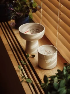 Arabia kannellinen rasia Kirnu 11x10 cm beige