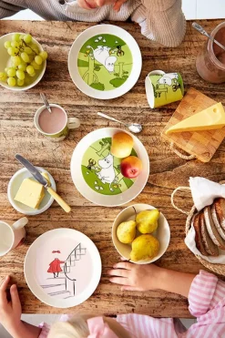 Arabia Muumi Lautanen Muumipeikko nurmenvihreä 19 cm