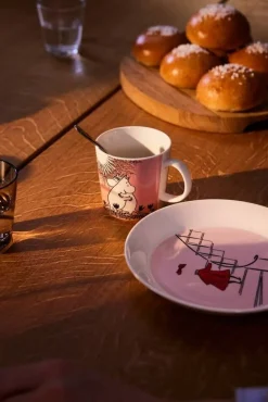 Arabia Muumi Lautanen Ninni puuteri 19 cm