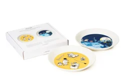 Arabia Muumi lautaset 19 cm Toimisto&Talviyö