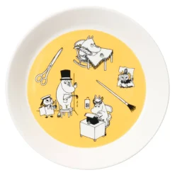 Arabia Muumi lautaset 19 cm Toimisto&Talviyö