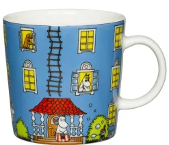 Arabia Muumi muki Muumitalo 0,3 L sininen