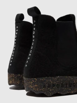 Asportuguesas nilkkurit Caia Felt Black