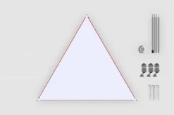 Bent katossetti valkoinen/punainen