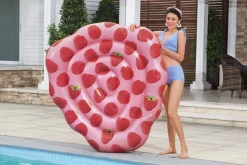 Bestway tuoksuva uimapatja vadelma 165x151 cm