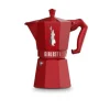 Bialetti espressokeitin 6 k. Moka Exclusive punainen