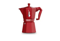 Bialetti espressokeitin 6 k. Moka Exclusive punainen