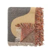 Bloomingville Arni Throw, Brown, Recycled Cotton