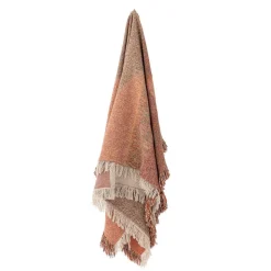 Bloomingville Arni Throw, Brown, Recycled Cotton