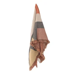 Bloomingville Arni Throw, Brown, Recycled Cotton