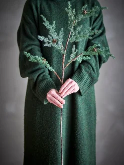 Bloomingville koristeoksa Pine vihreä