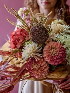 Bloomingville koristeoksa Allium ruskea