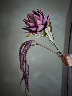 Bloomingville koristeoksa Foxtail punaruskea