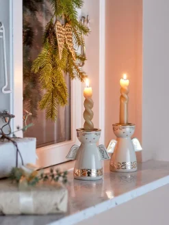 Bloomingville kynttilälyhty Faella valkoinen 2 kpl