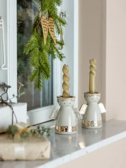 Bloomingville kynttilälyhty Faella valkoinen 2 kpl