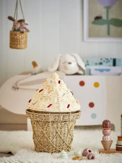 Bloomingville Mini kori Cillie kannella beige