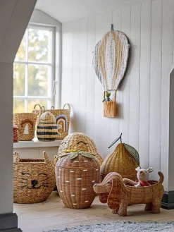 Bloomingville Mini kori Pelino kannella ruskea