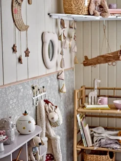 Bloomingville Mini purkki Agnes kannella valkoinen