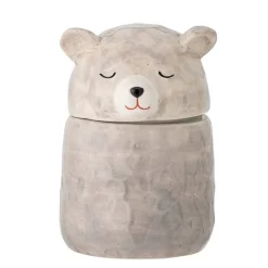 Bloomingville Mini rasia Puk kannella harmaa