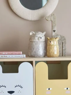 Bloomingville Mini rasia Puk kannella harmaa