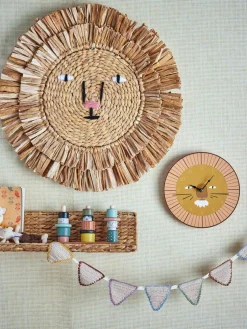 Bloomingville Mini seinäkello Harrison ruskea